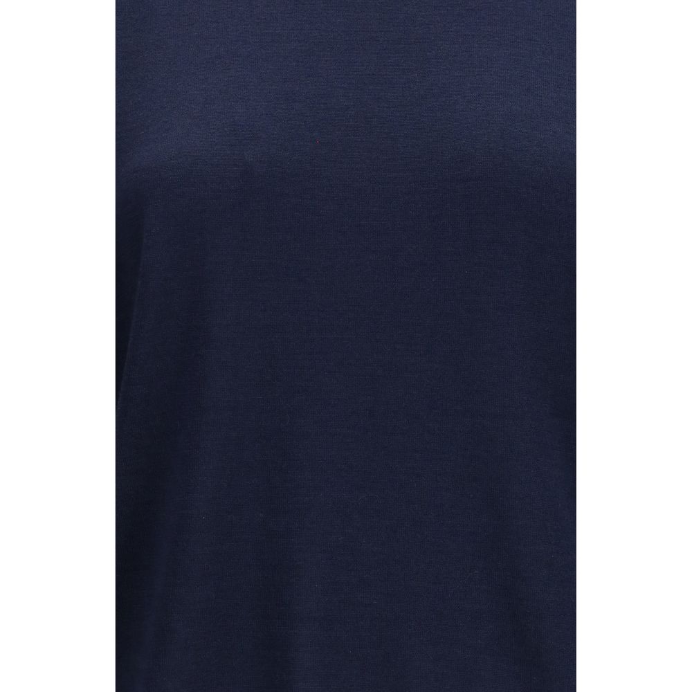 Brunello Cucinelli Blauer Kaschmir-Strickweste