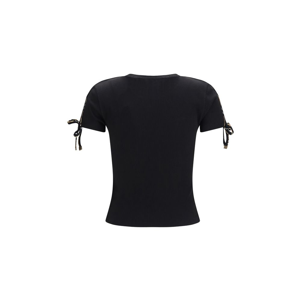 Burberry Schwarzes Baumwoll-T-Shirt