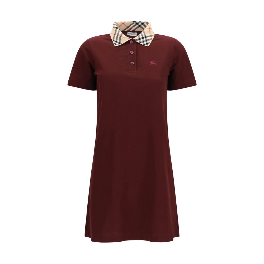 Burberry Bordeaux Baumwoll-Freizeitkleid