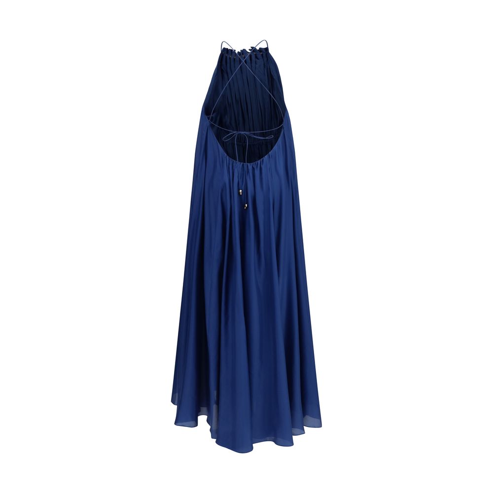 Zimmermann Blaues Seiden-Cocktailkleid