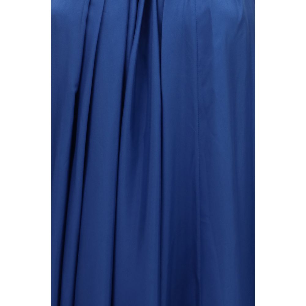 Zimmermann Blaues Seiden-Cocktailkleid