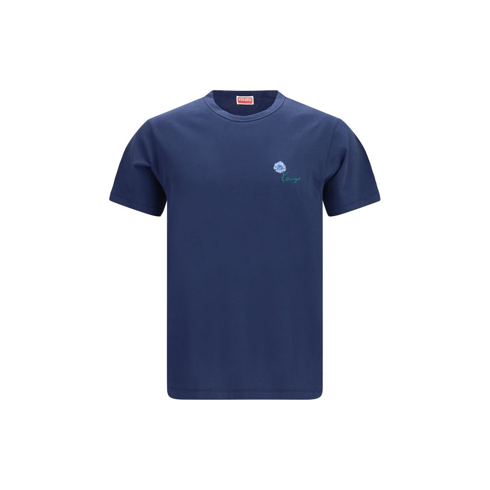 Kenzo Blaues Baumwoll-T-Shirt
