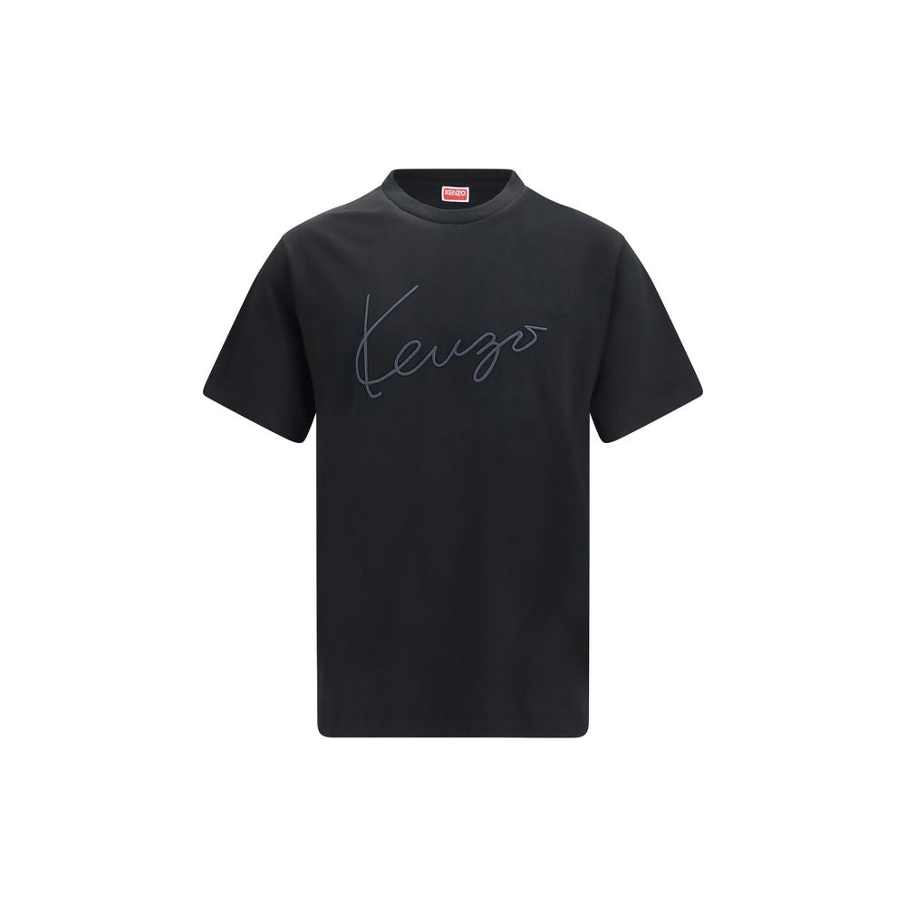 Kenzo Schwarzes Baumwoll-T-Shirt