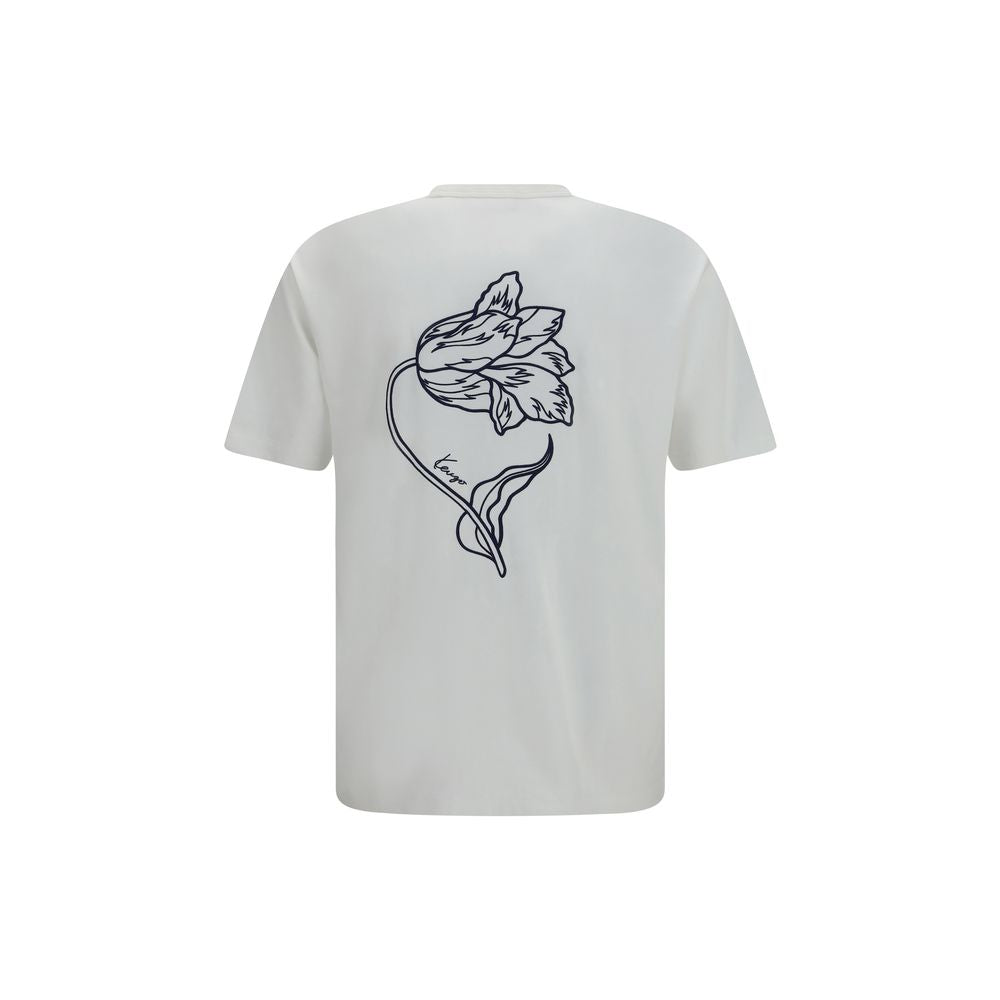 Kenzo Weißes Baumwoll-T-Shirt