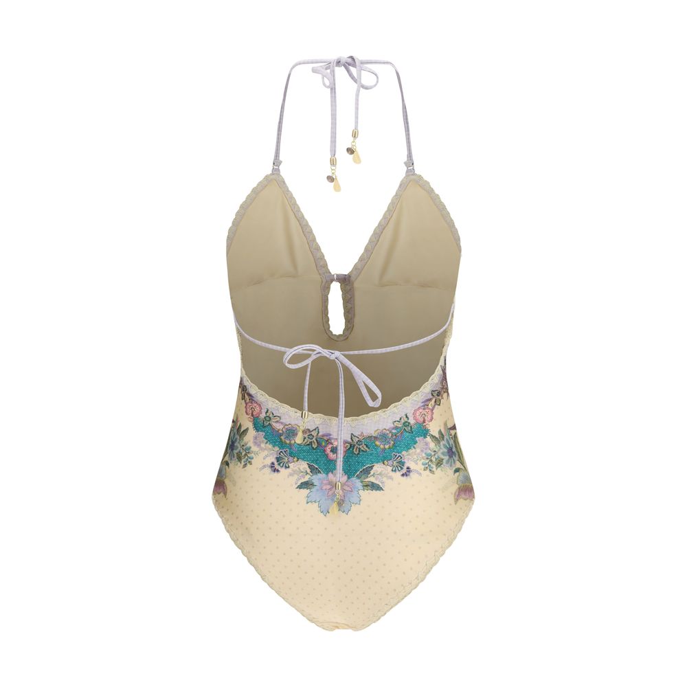Zimmermann Beige Polyamid-Badeanzug