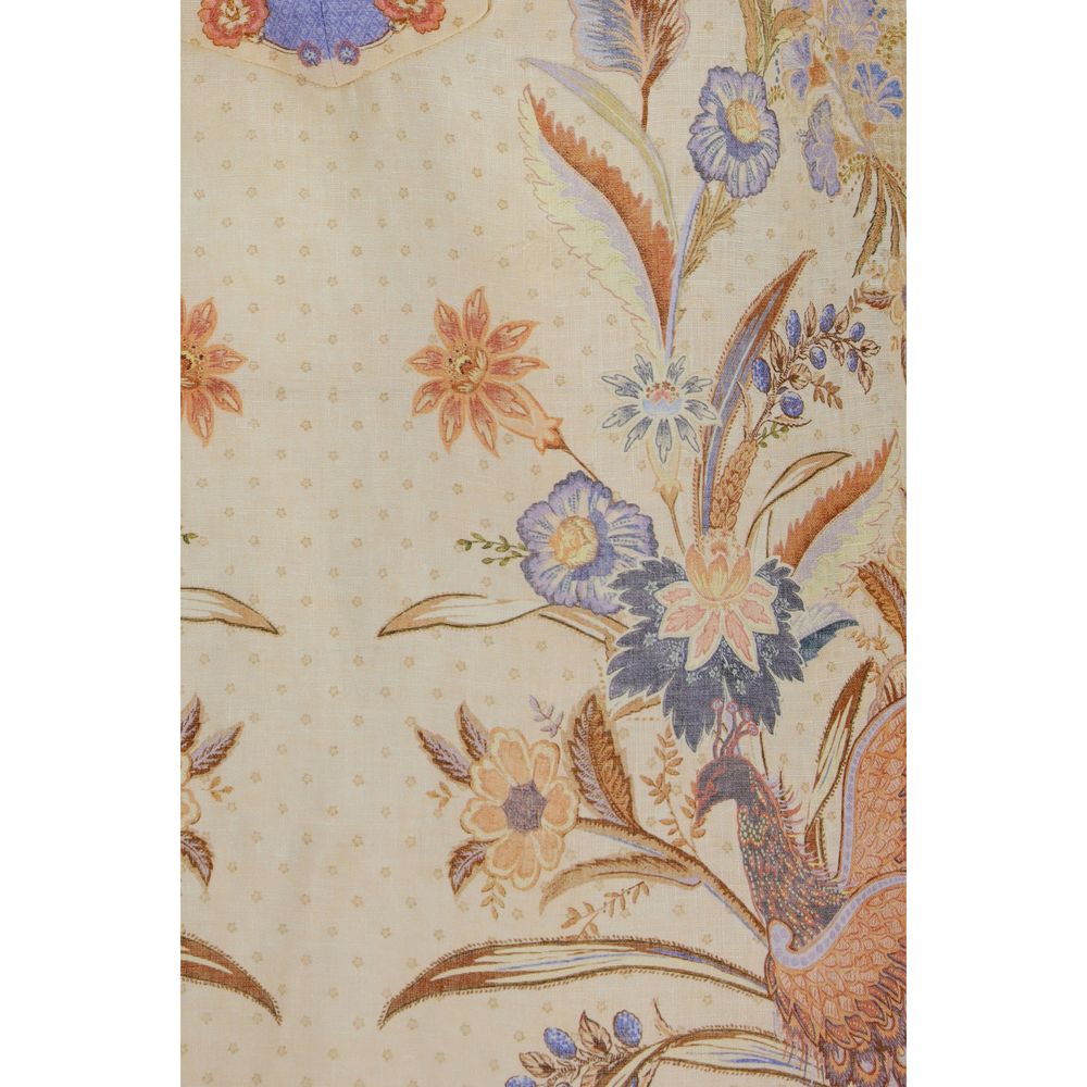 Zimmermann Mehrfarbiges Leinen-Freizeitkleid
