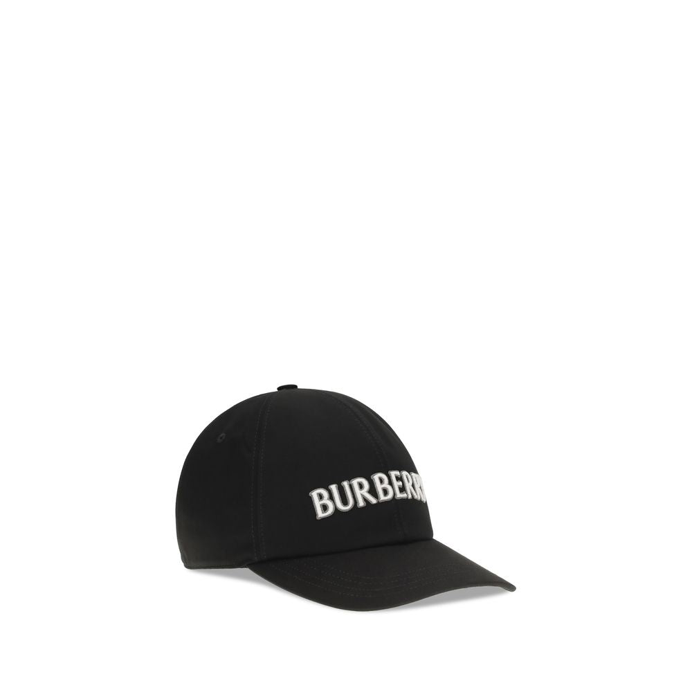 Burberry Schwarze Baumwollkappe (Baseball Cap)