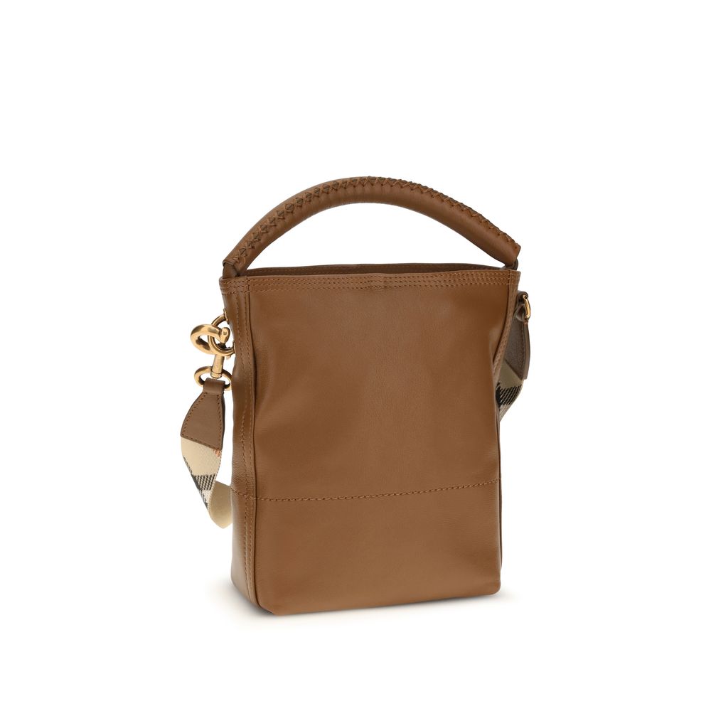 Burberry Braune Kalbsleder Bos Taurus Bucket Bag