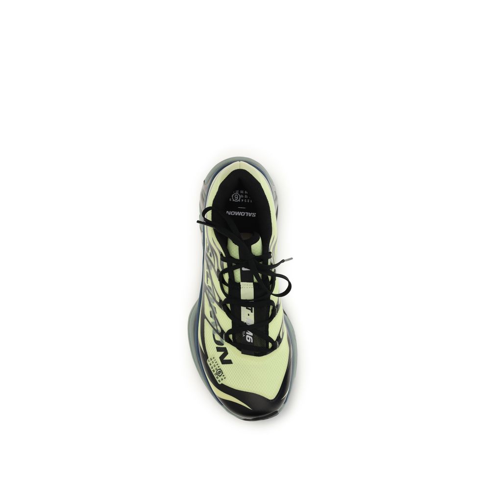 MM6 Schwarze Polyamid-Sneaker für Sport