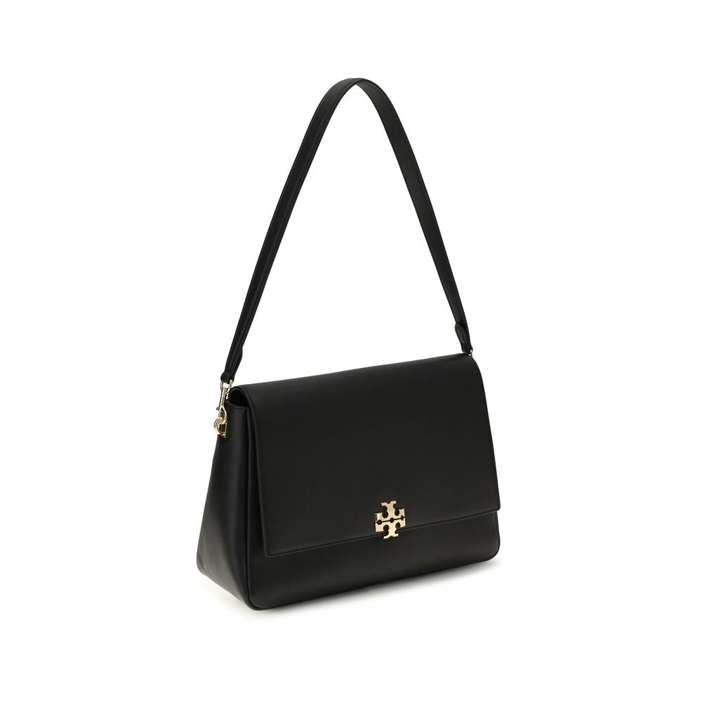 Tory Burch Schwarze Bos Taurus Kalbsleder Schultertasche