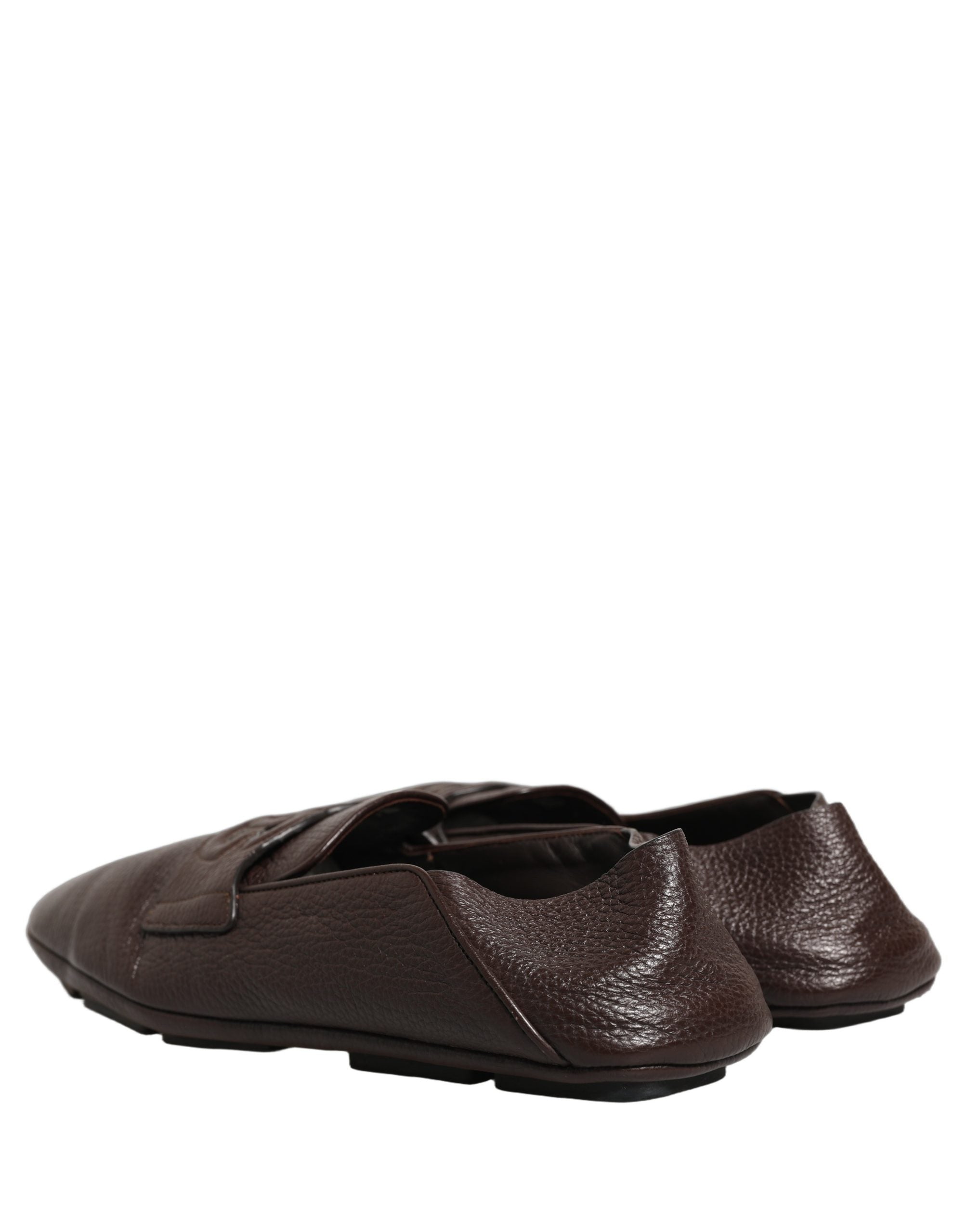 Dolce & Gabbana Braune Mokassins aus Hirschleder