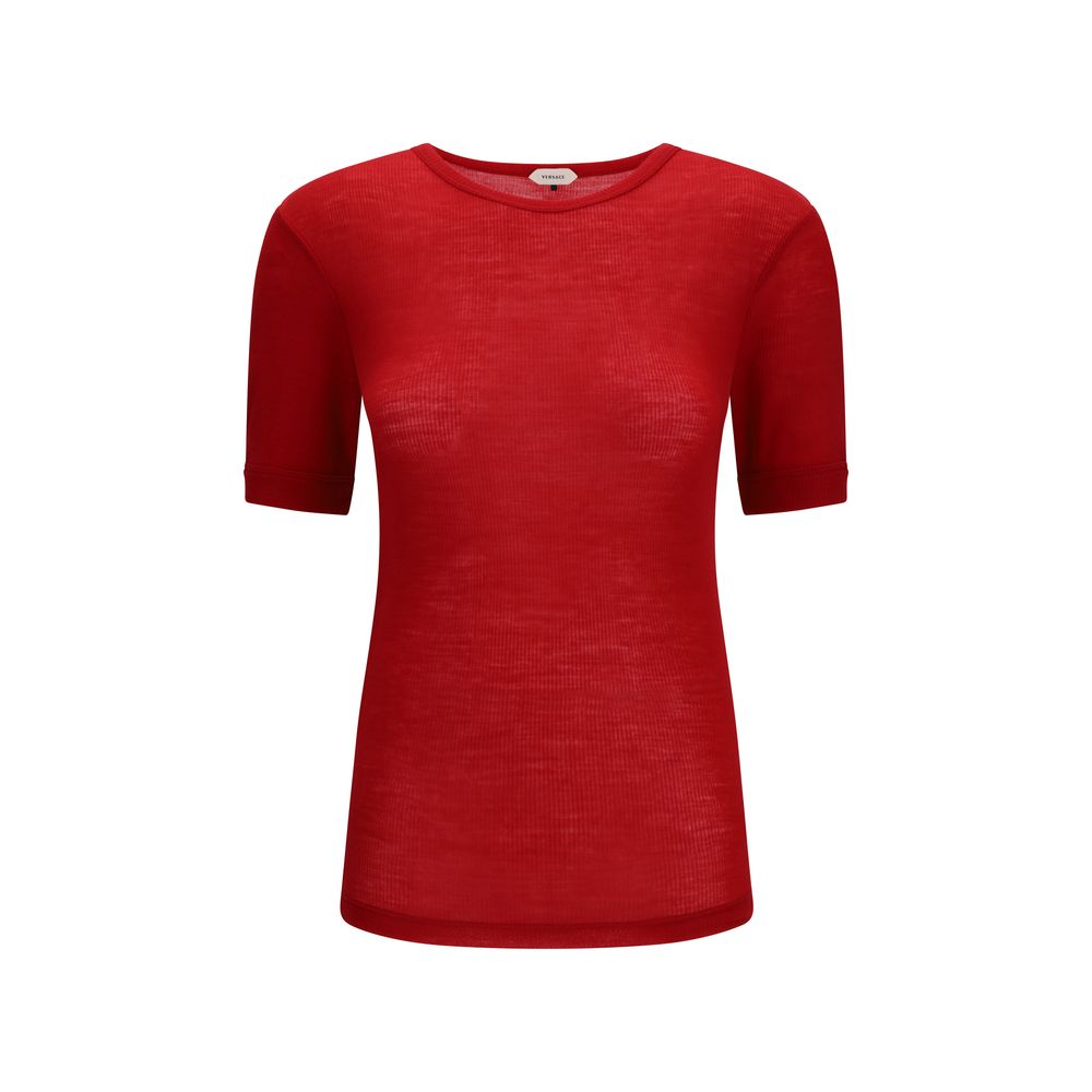 Versace Mehrfarbiges Woll-T-Shirt Oves Aries