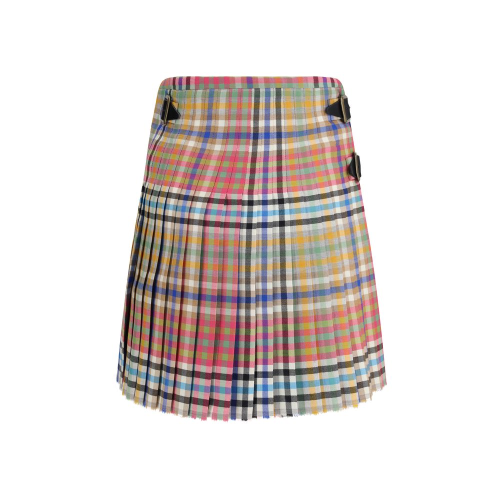 Vivienne Westwood Minirock aus Multicolor-Schurwolle Oves Aries