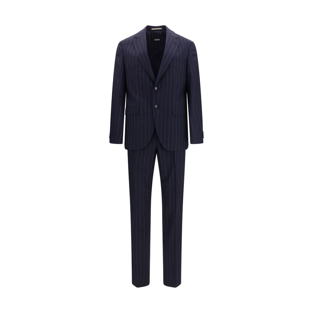 Hugo Boss Black Blauer Wollanzug Oves Aries Zweiteiler
