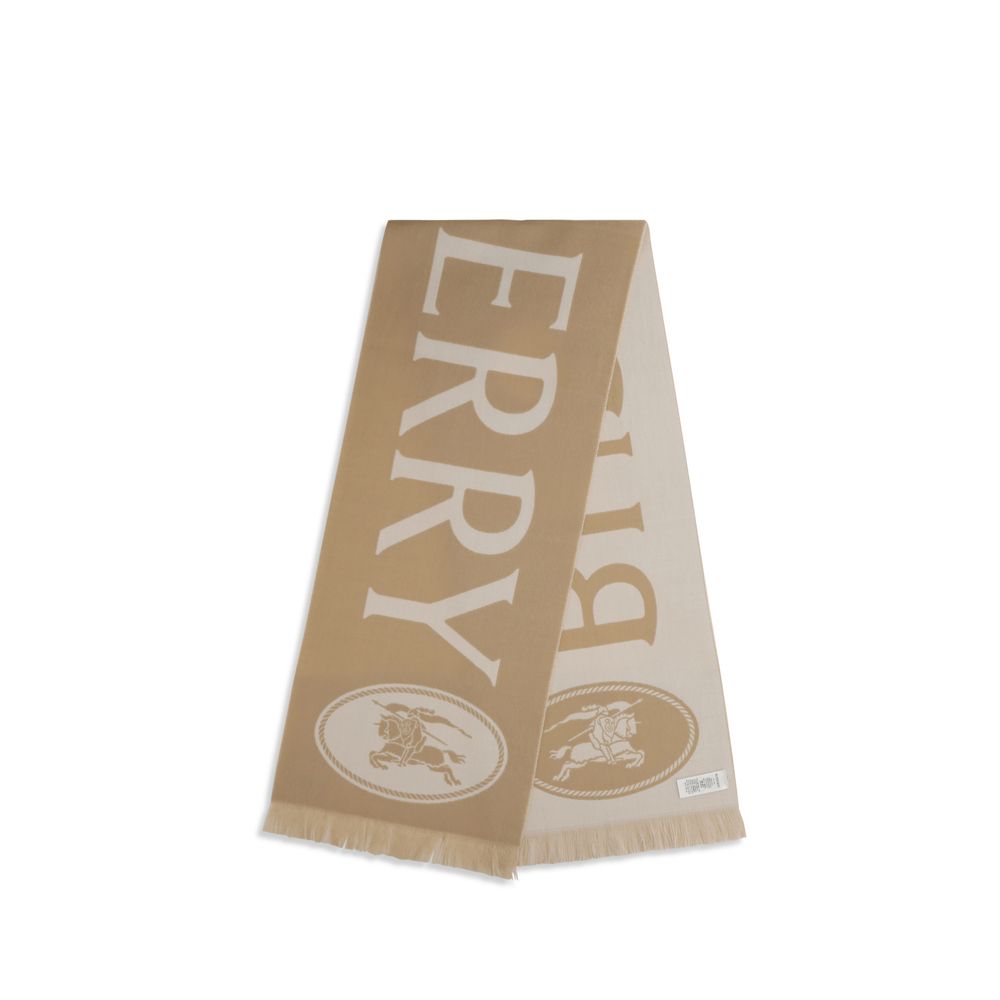 Burberry Beige Ovis Aries Wollschal
