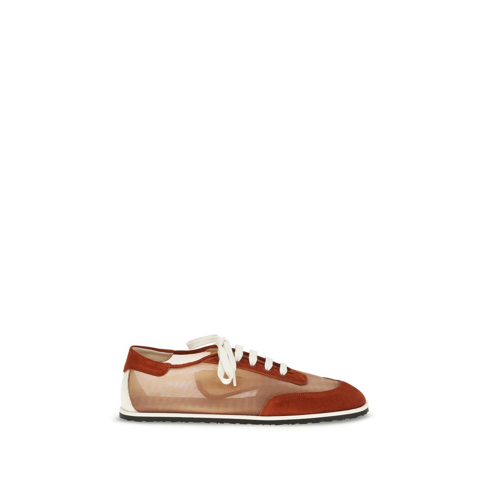 Dear Frances Mehrfarbige Low-Top-Sneaker aus Polyester