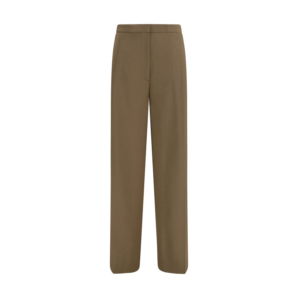 Lardini Braune Hose aus Ovis Aries Wolle Aries