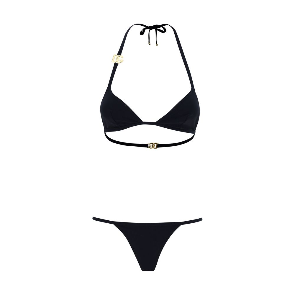 Dolce & Gabbana Schwarzer Nylon-Bikini