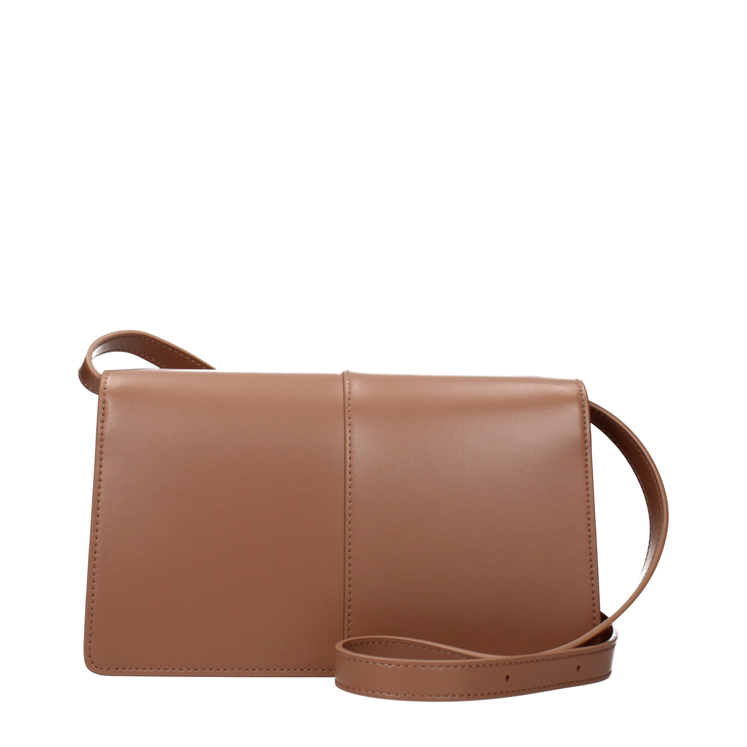 Karl Lagerfeld Braune Crossbody-Tasche aus Polyethylen