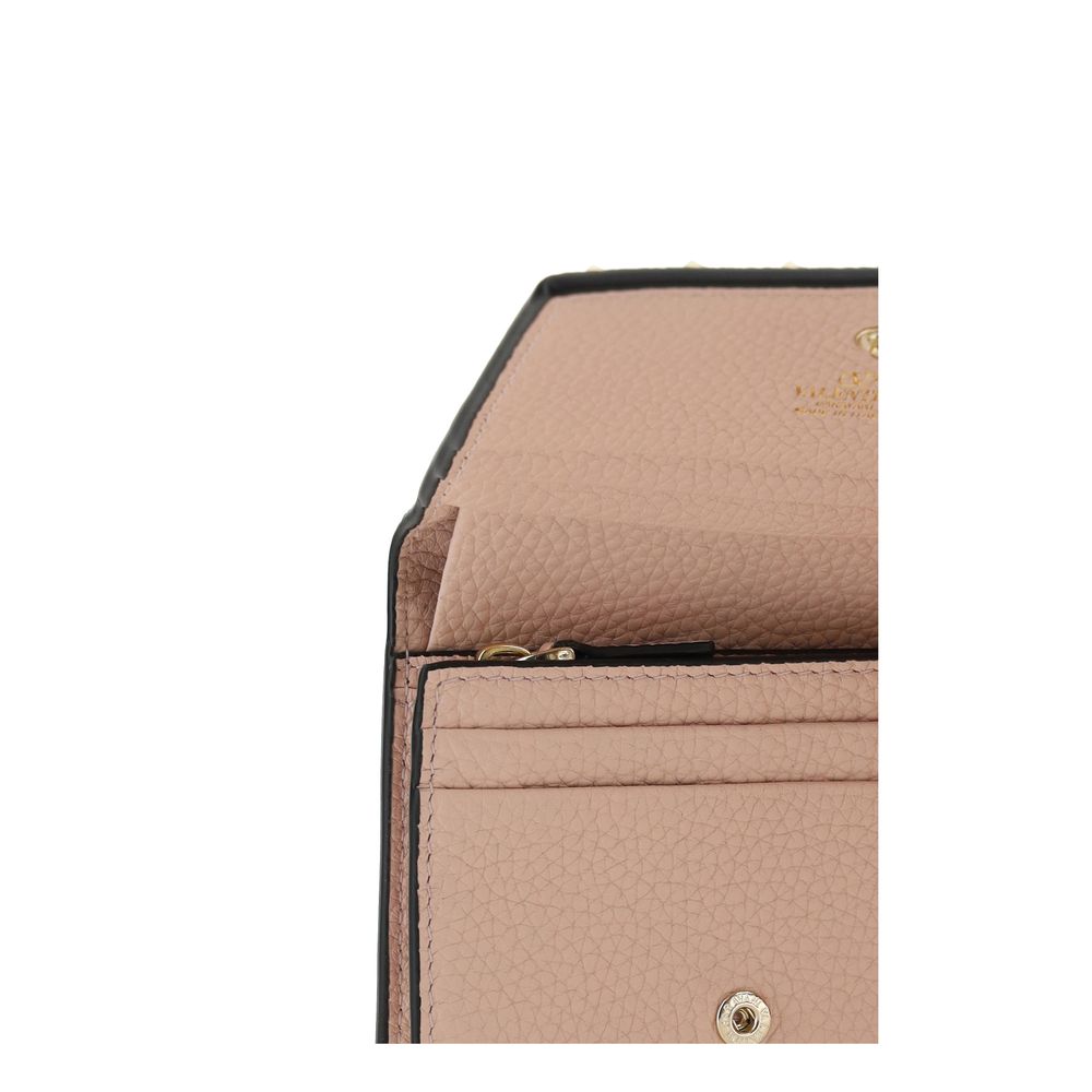 Valentino Garavani Multicolor Calf Leather Bos Taurus Geldbörse