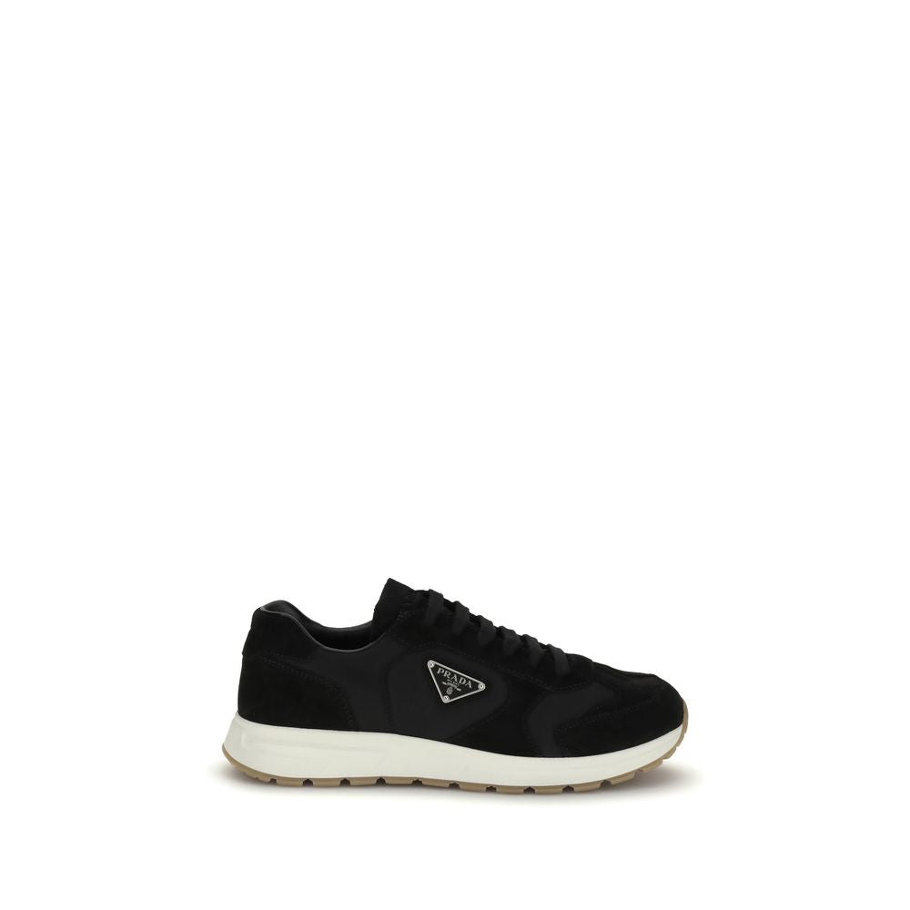 Prada Schwarze Sneaker aus recyceltem Polyamid