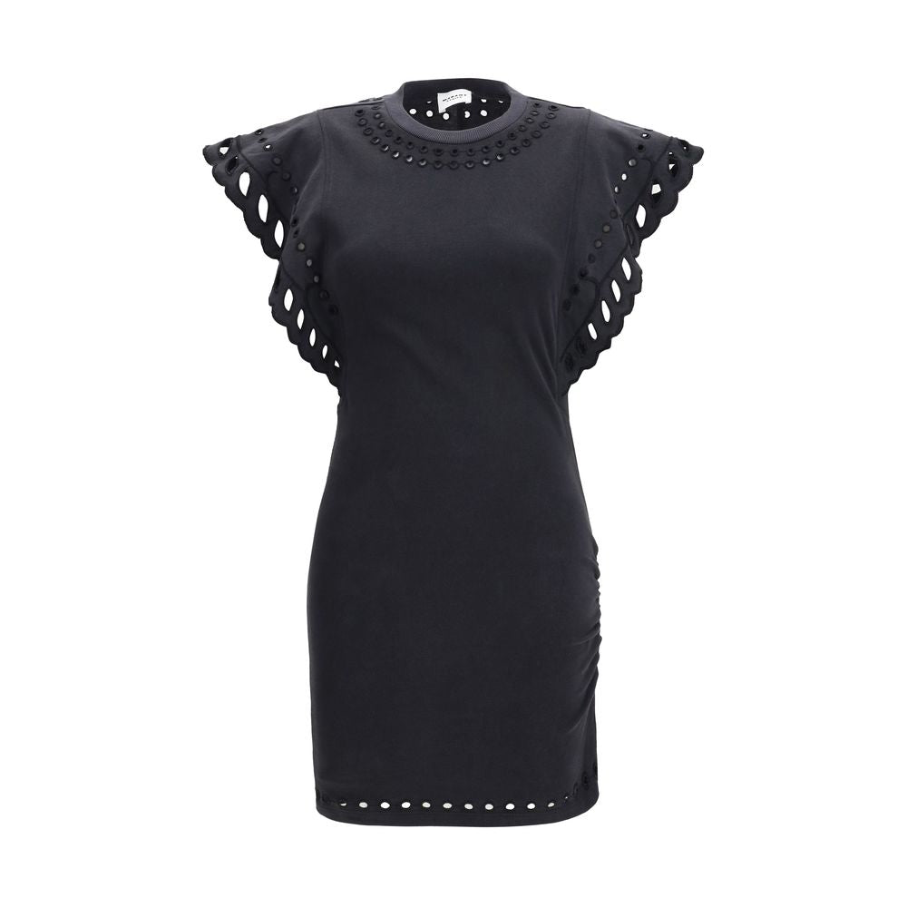 Isabel Marant Étoile Schwarzes Baumwoll-Freizeitkleid