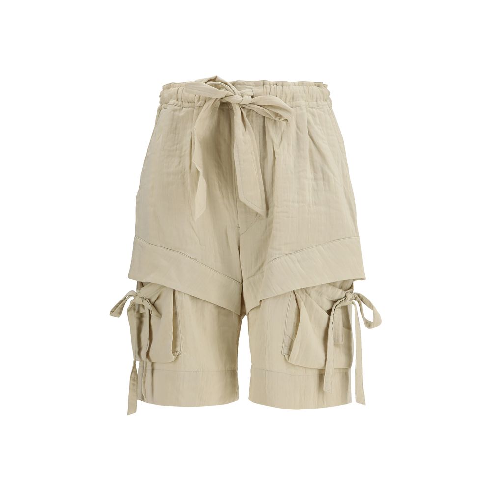 Isabel Marant Étoile Beige Viskose-Shorts