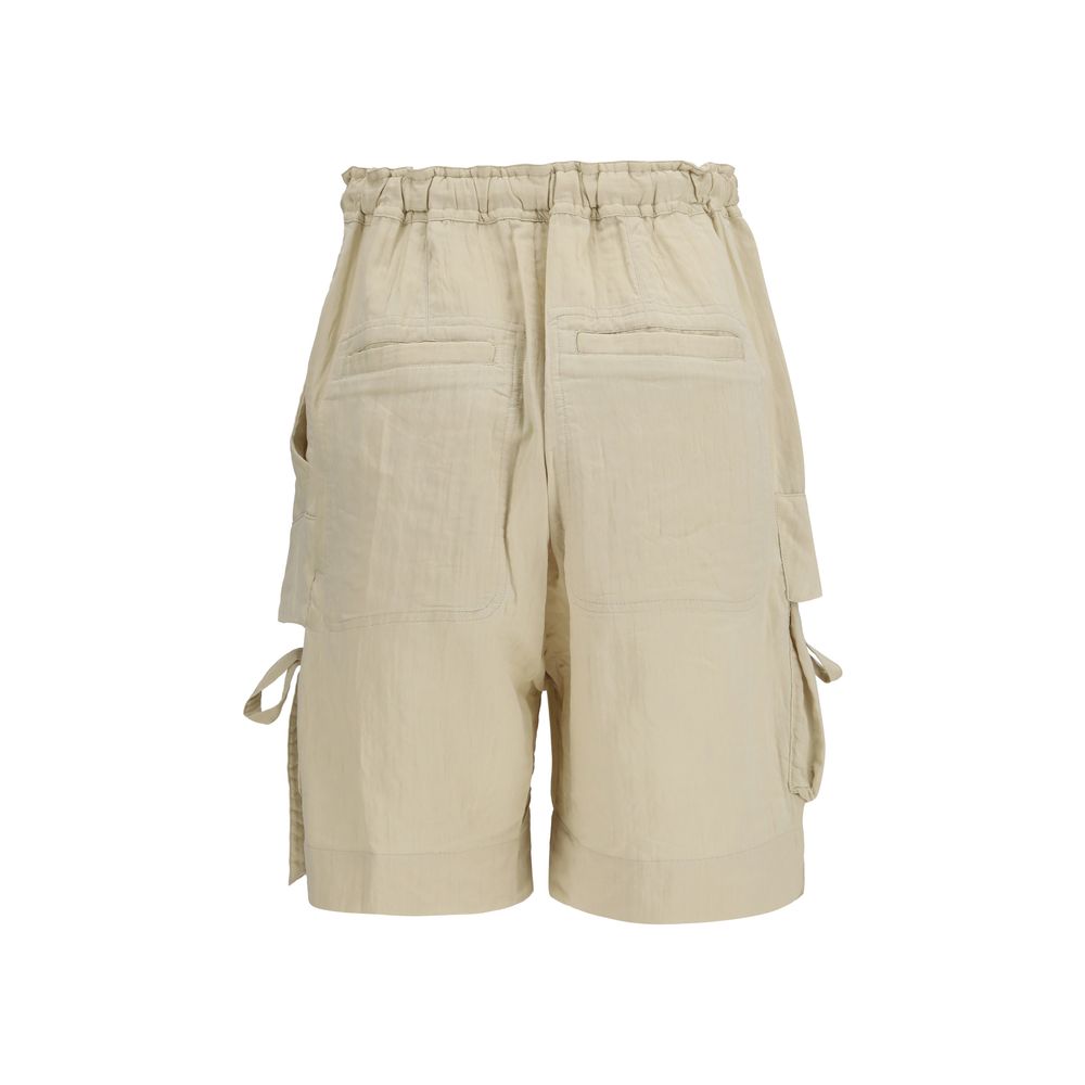 Isabel Marant Étoile Beige Viskose-Shorts