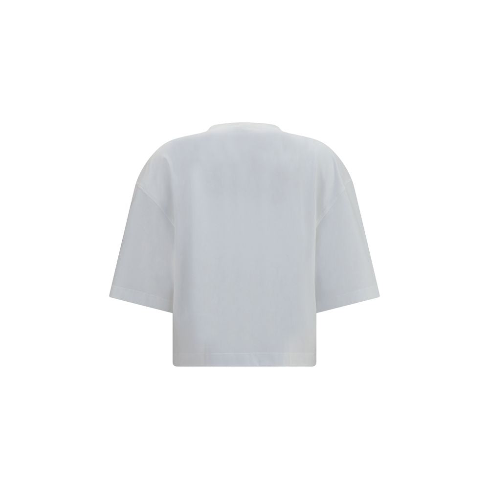 Brunello Cucinelli Weißes Baumwoll-T-Shirt