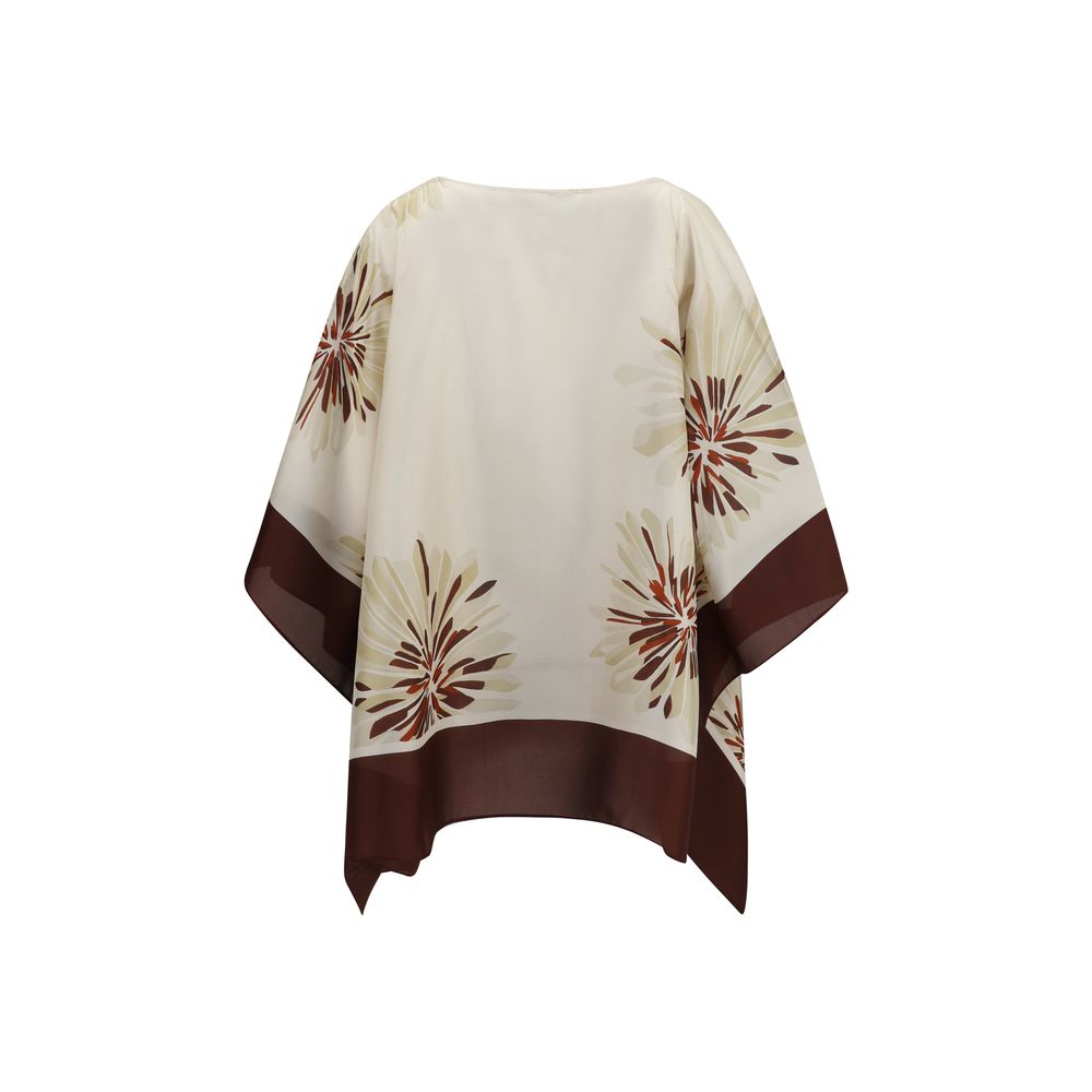 Brunello Cucinelli Mehrfarbige Seidenbluse