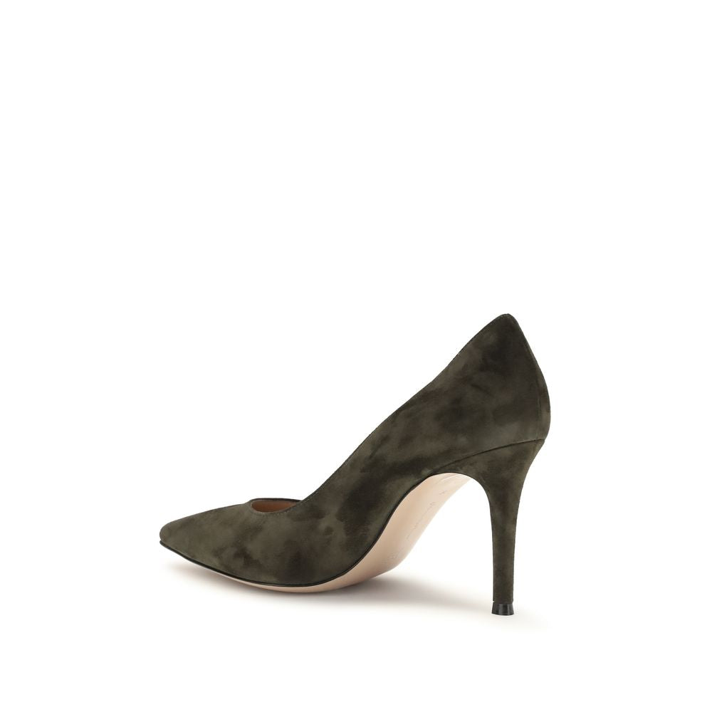 Gianvito Rossi Pumps aus Kalbsleder in Bicolor "Bos Taurus"