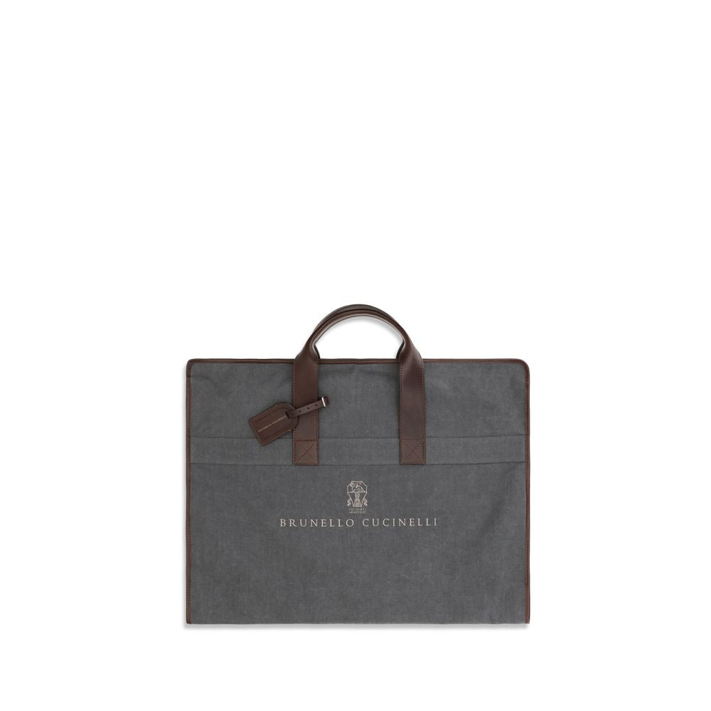 Brunello Cucinelli Graue Polyester Accessoires