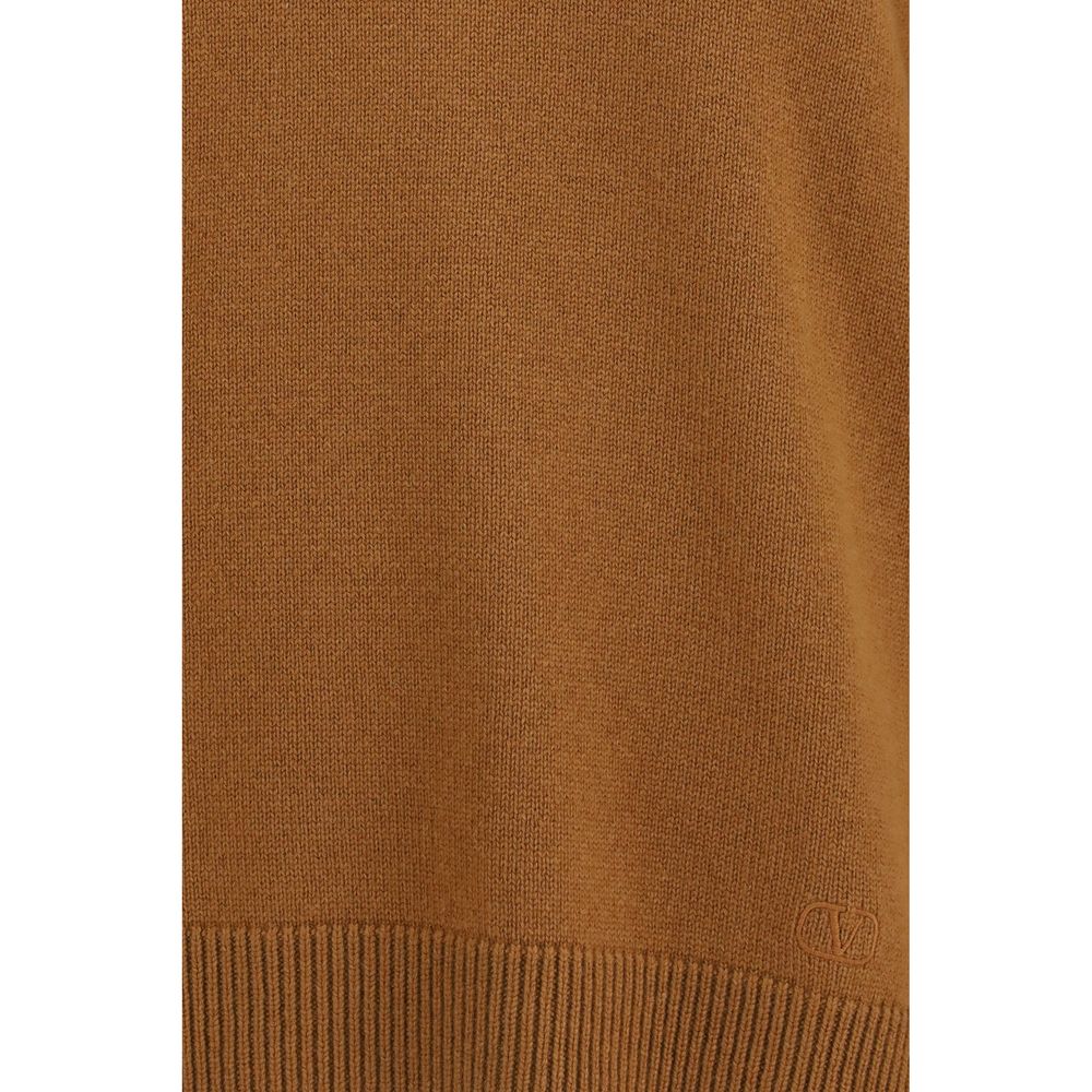 Valentino Garavani Brauner Kaschmirpullover