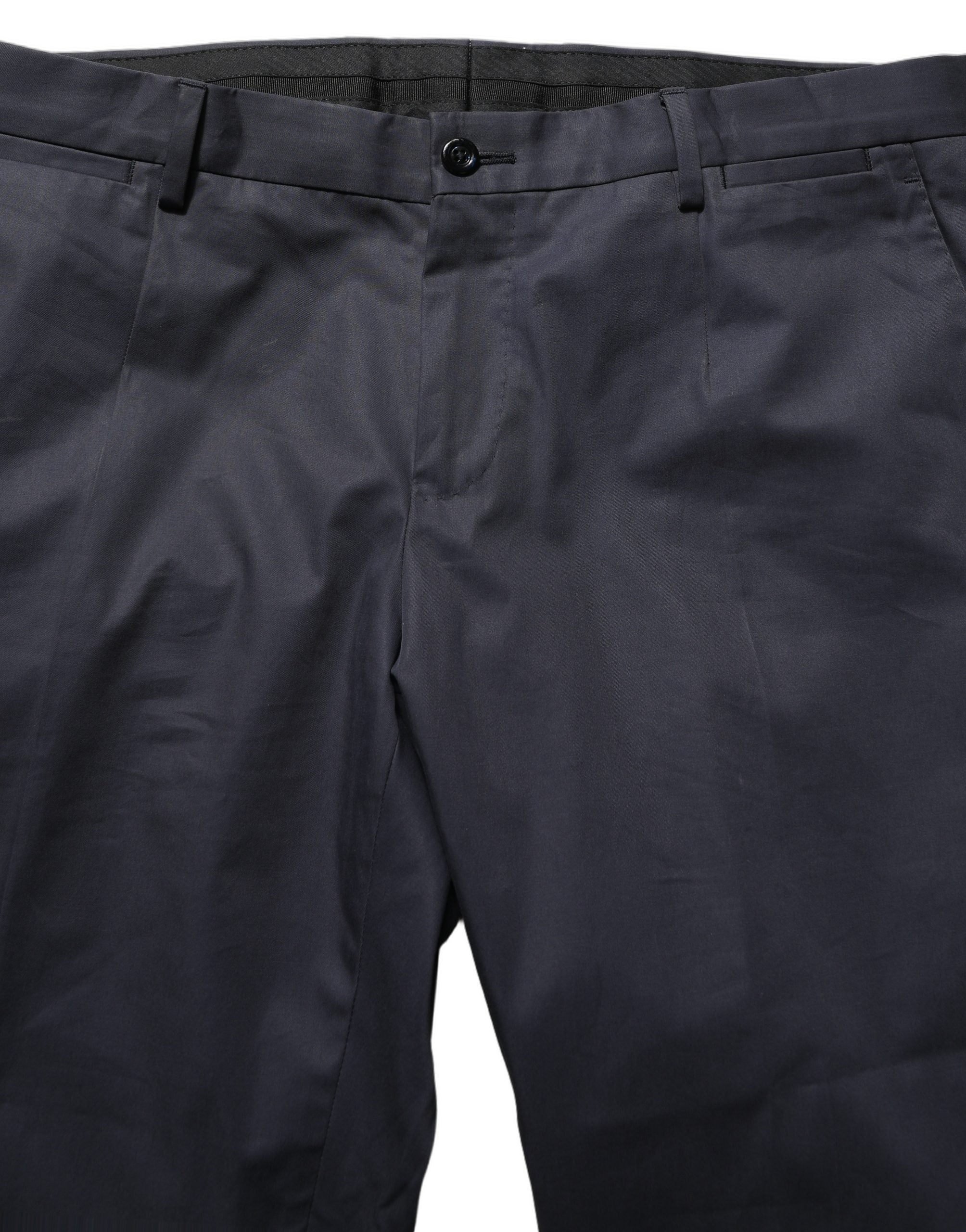 Dolce & Gabbana Blauer Baumwoll Anzug in Slim Fit für Herren
