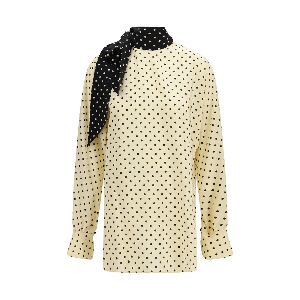 Valentino Garavani Beige Seidenbluse