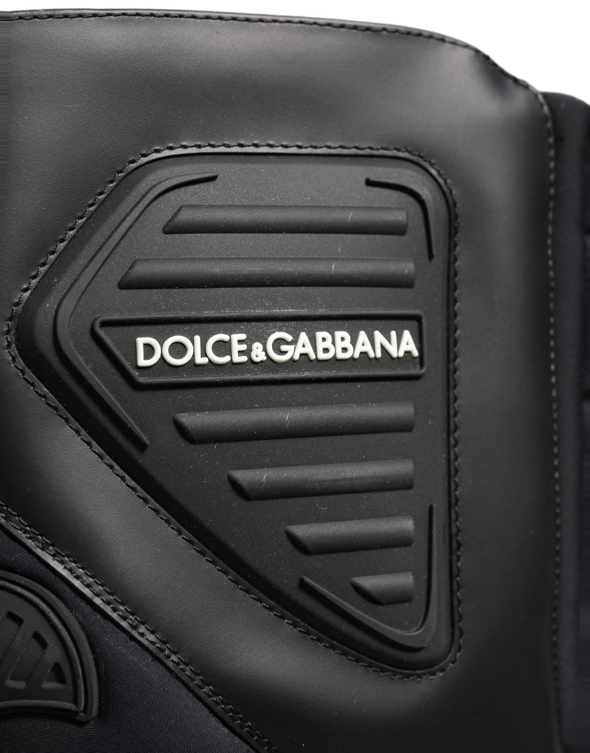 Dolce & Gabbana Schwarze Leder Biker Stiefel Knöchelhoch Herren Schuhe