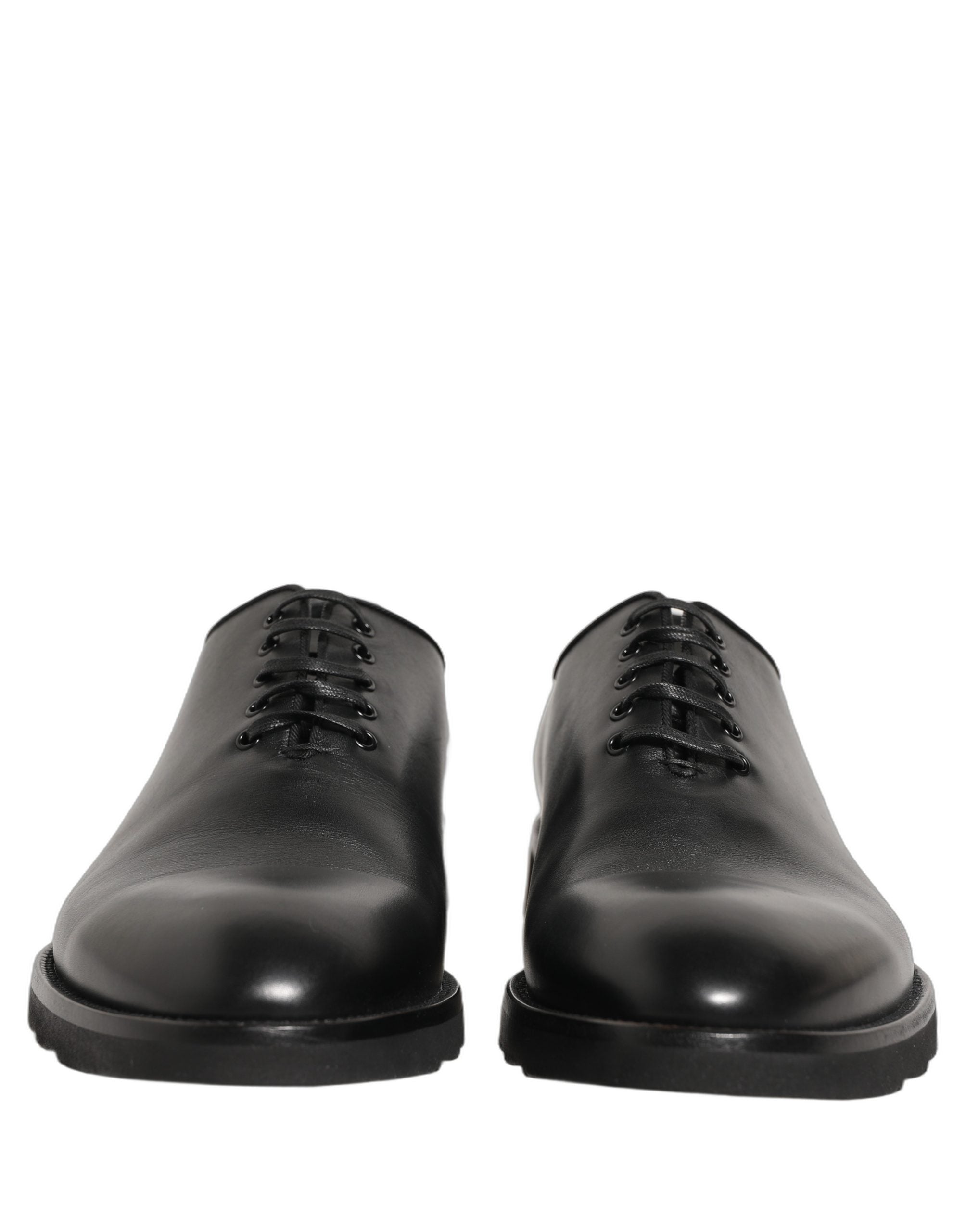Dolce & Gabbana Schwarze Leder Oxford Businessschuhe für Herren