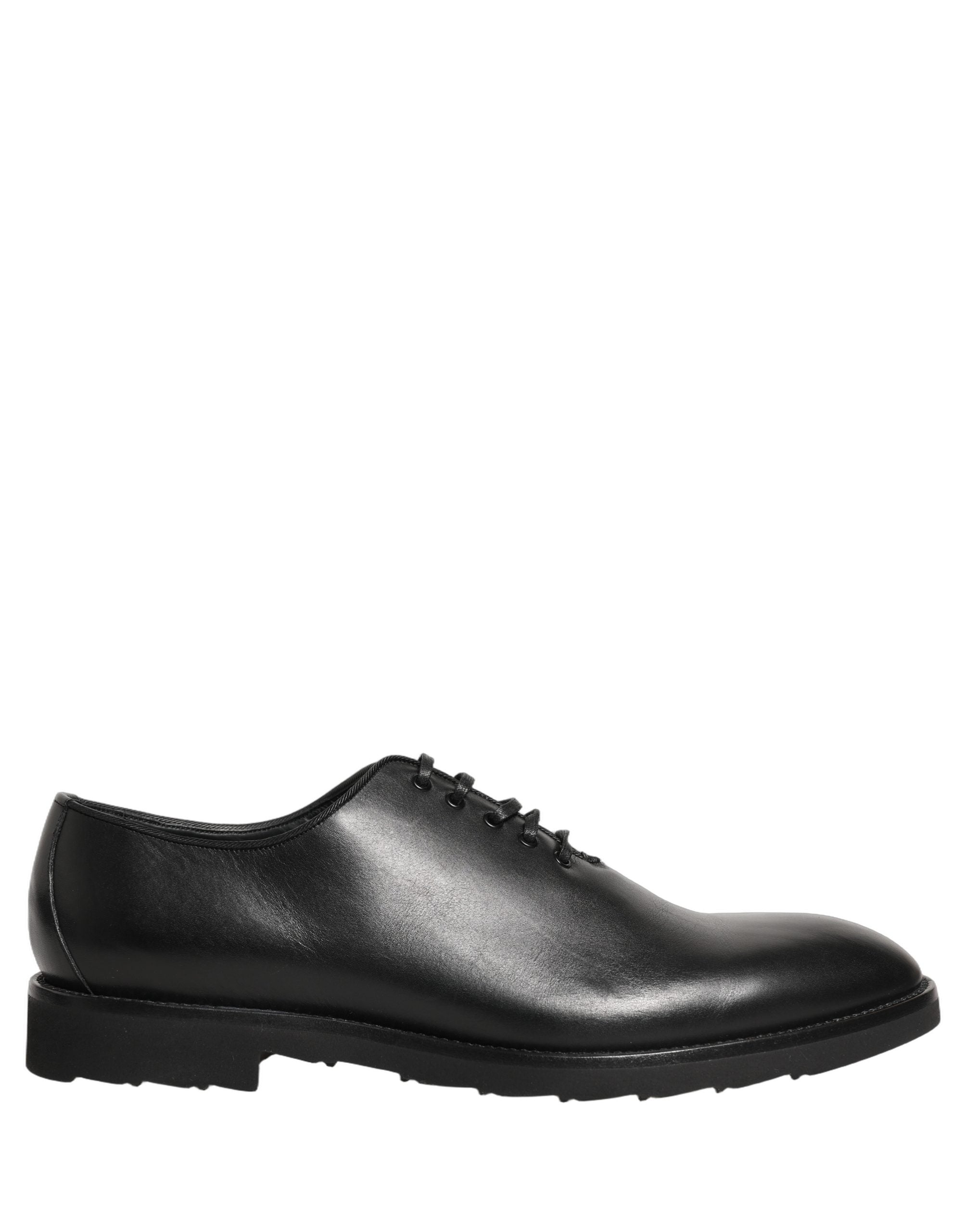 Dolce & Gabbana Schwarze Leder Oxford Businessschuhe für Herren