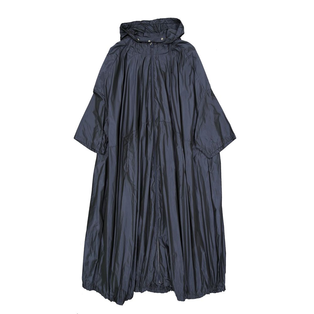 Herno Blauer Polyester-Mantel