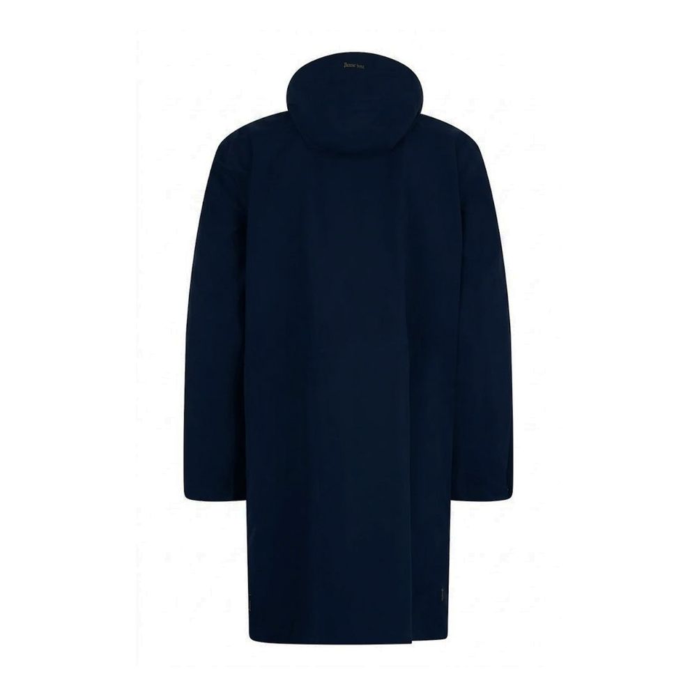 Herno Blauer Polyester-Mantel