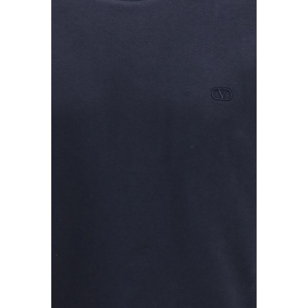 Valentino Garavani Blauer Baumwoll-Sweatshirt