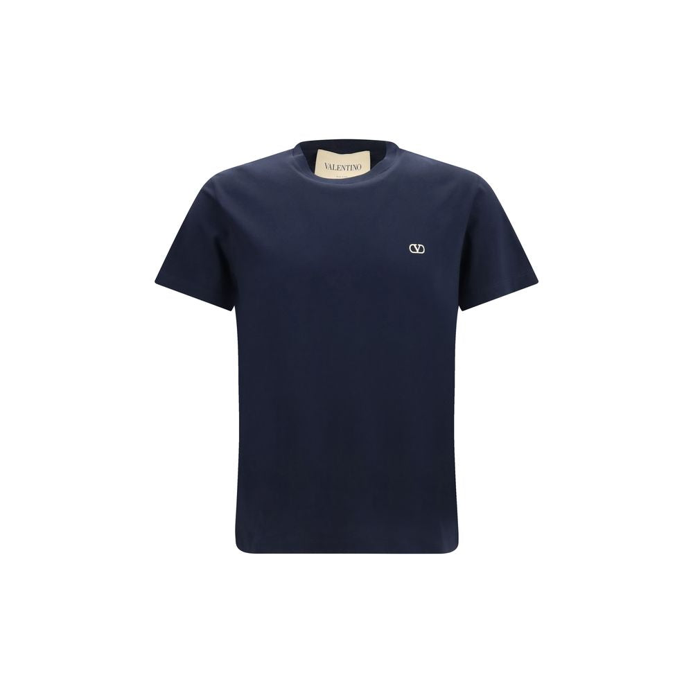 Valentino Garavani Blaues Baumwoll-T-Shirt