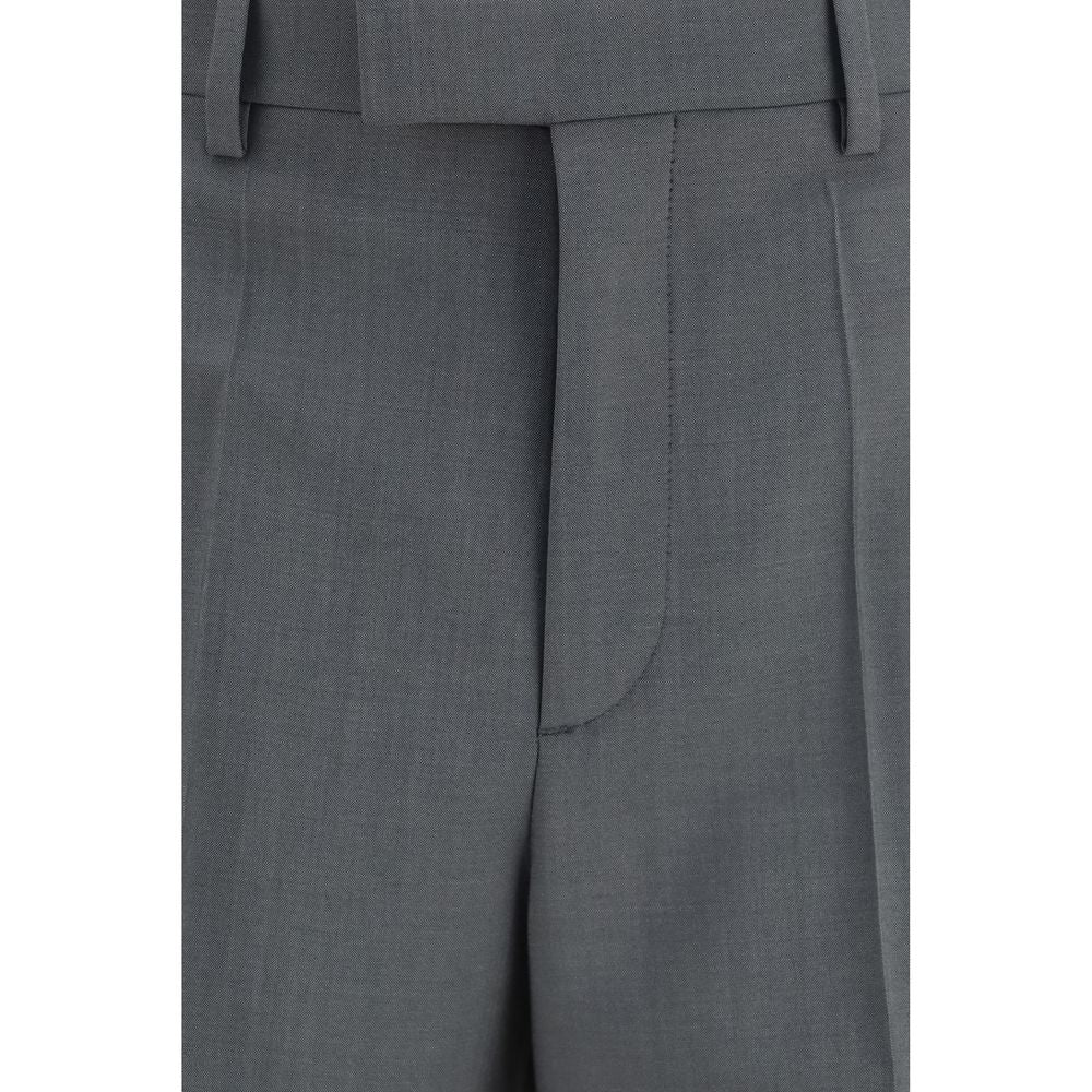 Valentino Garavani Graue Hose aus Wolle Ovis Aries