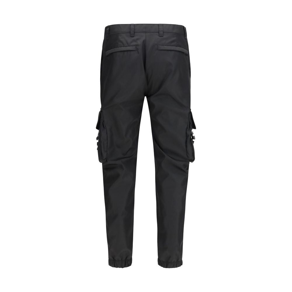 Prada Schwarze Cargohose aus Nylon