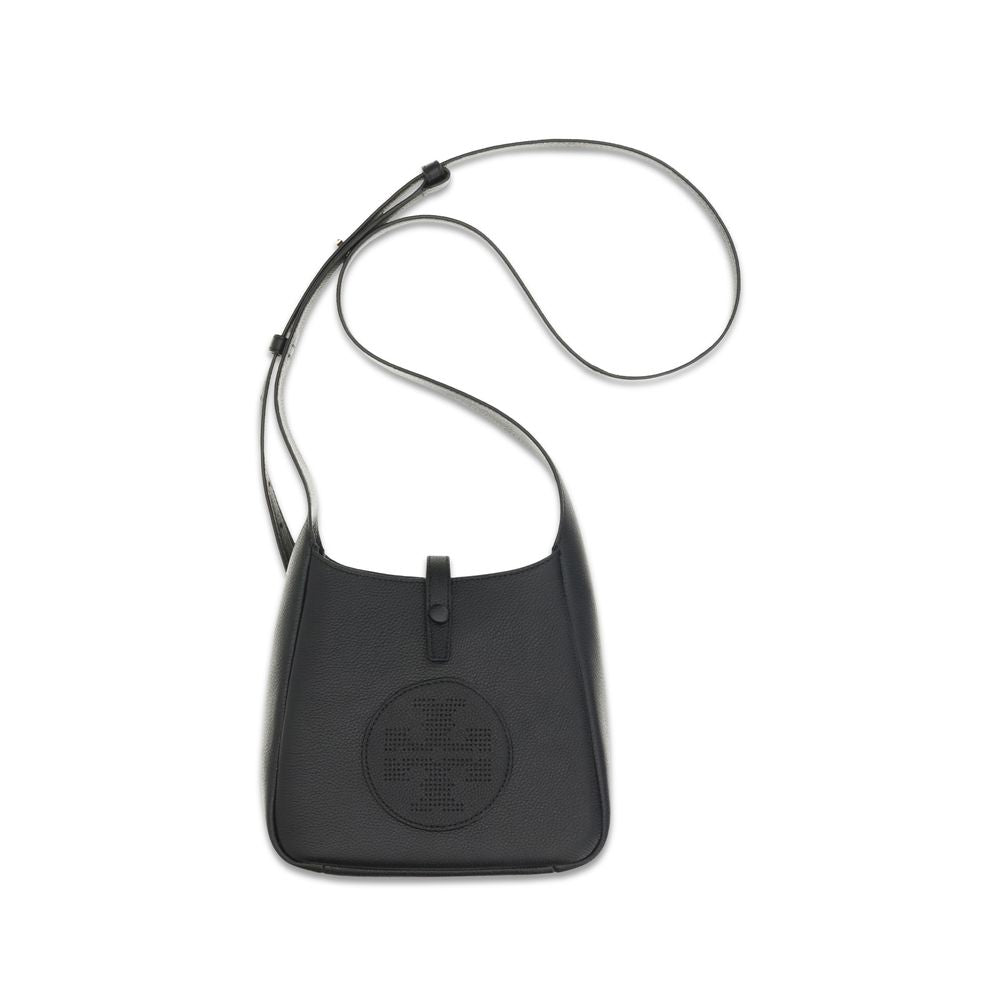 Tory Burch Schwarze Bos Taurus Kalbsleder Schultertasche