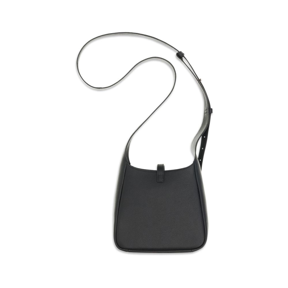 Tory Burch Schwarze Bos Taurus Kalbsleder Schultertasche