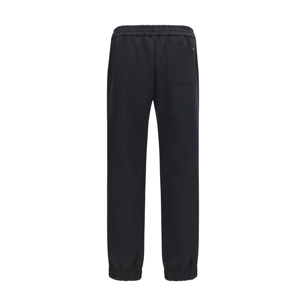Valentino Garavani Schwarzer Baumwoll-Sweatshirt