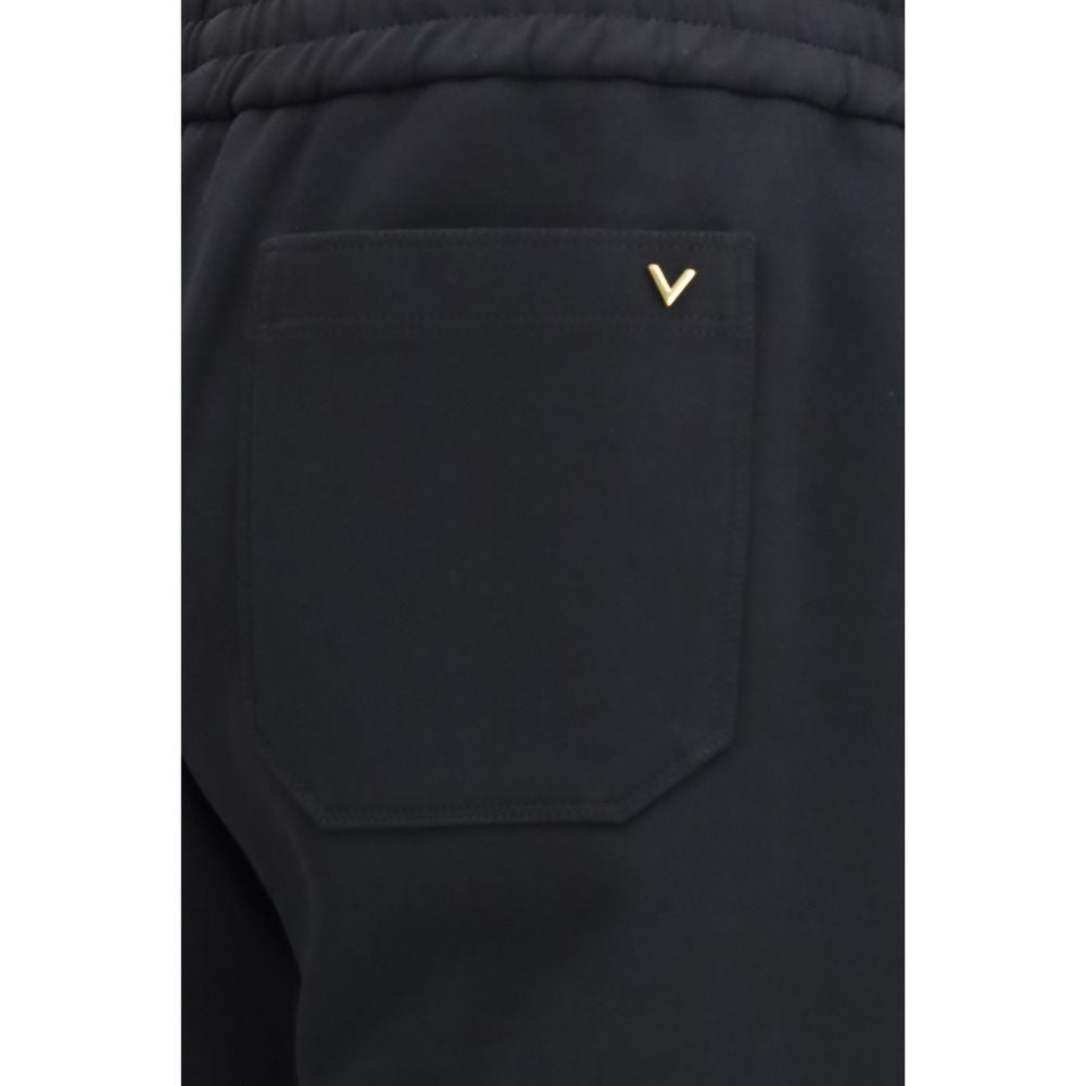 Valentino Garavani Schwarzer Baumwoll-Sweatshirt
