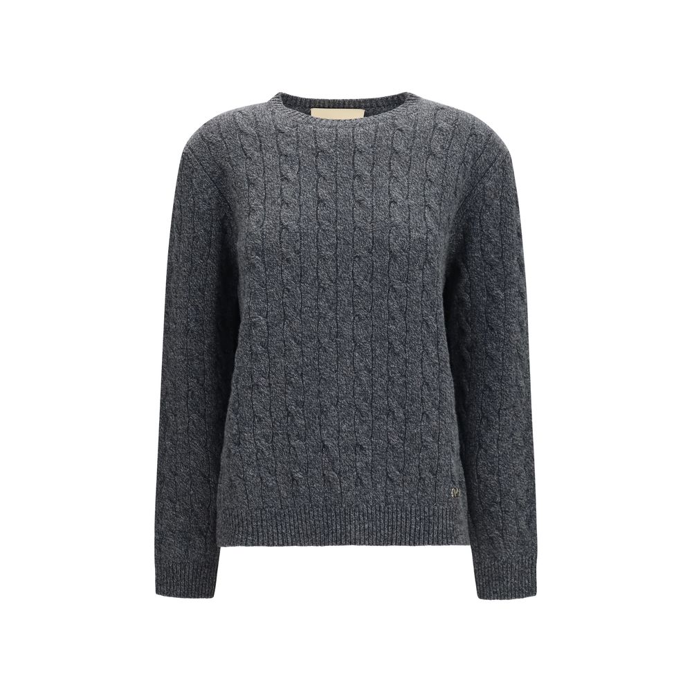 Valentino Garavani Grauer Oves Aries Wollpullover