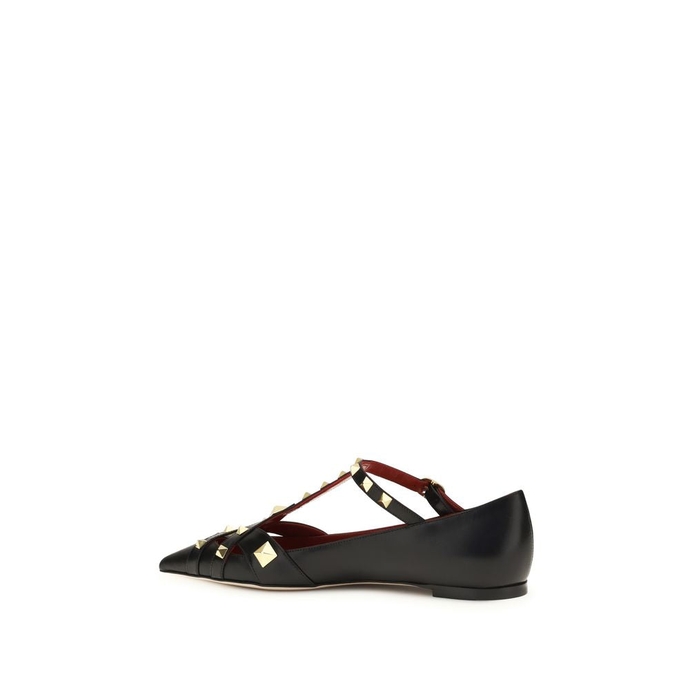 Valentino Garavani Bunte Ziegenleder-Ballerinas